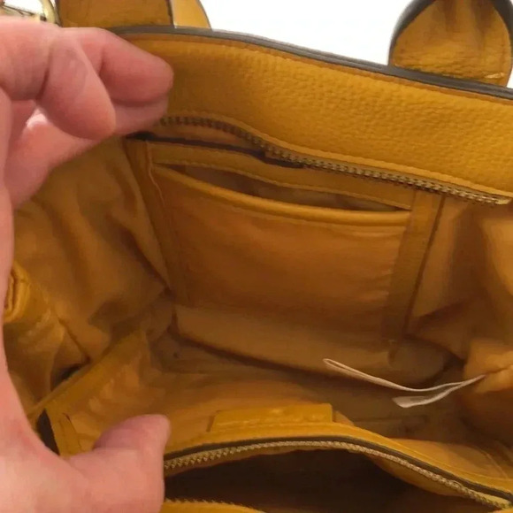 3-1 Philip Lim for Target yellow faux leather handbag with crossbody strap. - Picture 9 of 12